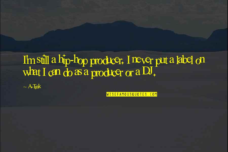 Zlote Quotes By A-Trak: I'm still a hip-hop producer. I never put