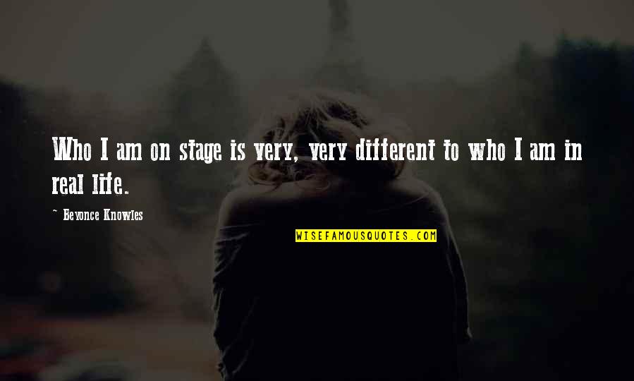 Znane Budynki Quotes By Beyonce Knowles: Who I am on stage is very, very Znane Budynki Quotes By Beyonce Knowles: Who I am on stage is very, very