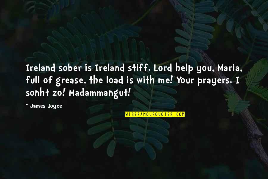 Zo Quotes By James Joyce: Ireland sober is Ireland stiff. Lord help you,