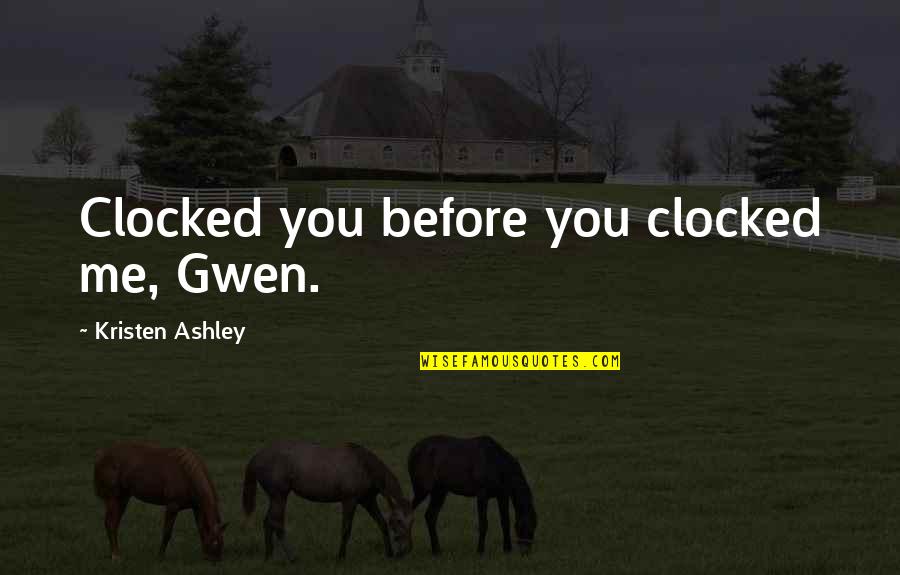 Zoetis Stock Quotes By Kristen Ashley: Clocked you before you clocked me, Gwen.