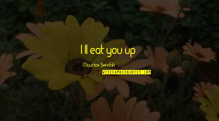 Zoom Backgrounds With Inspirational Quotes By Maurice Sendak: I'll eat you up!