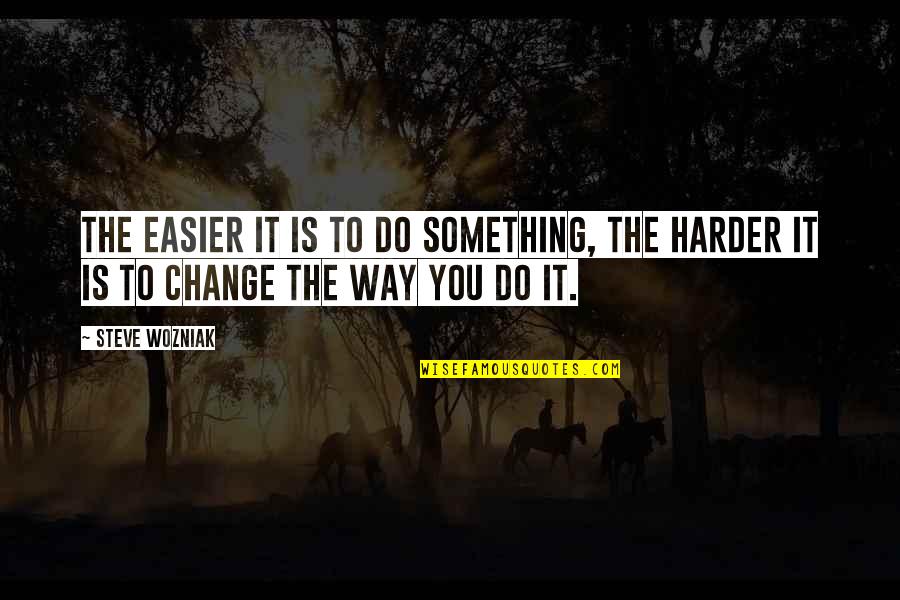 Zoot The Tribe Quotes By Steve Wozniak: The easier it is to do something, the
