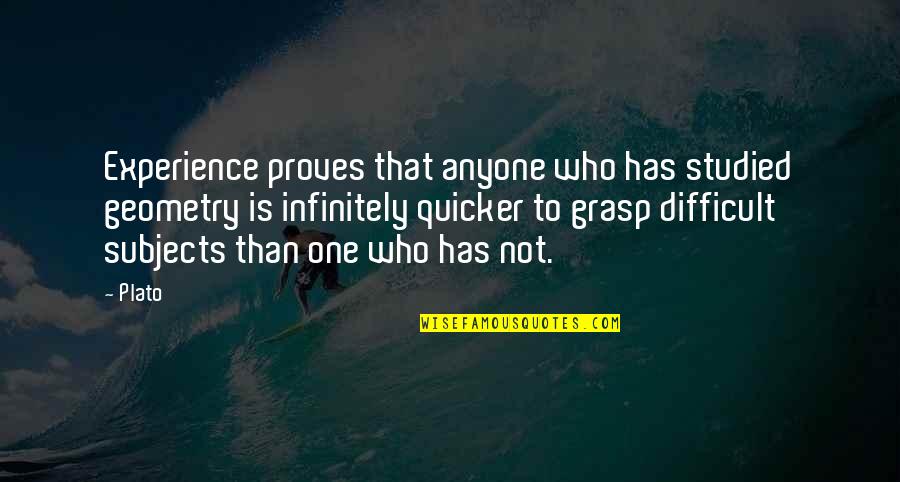 Zopiclone Quotes By Plato: Experience proves that anyone who has studied geometry Zopiclone Quotes By Plato: Experience proves that anyone who has studied geometry