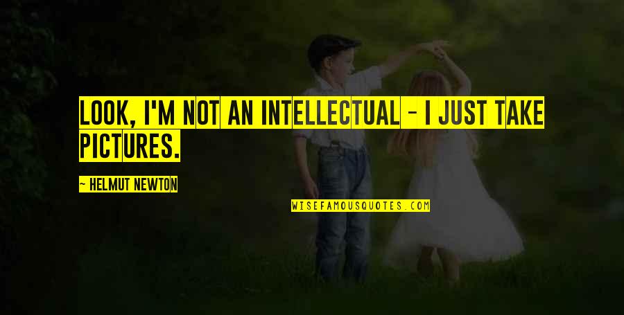 Zsembery L Szl Quotes By Helmut Newton: Look, I'm not an intellectual - I just Zsembery L Szl Quotes By Helmut Newton: Look, I'm not an intellectual - I just