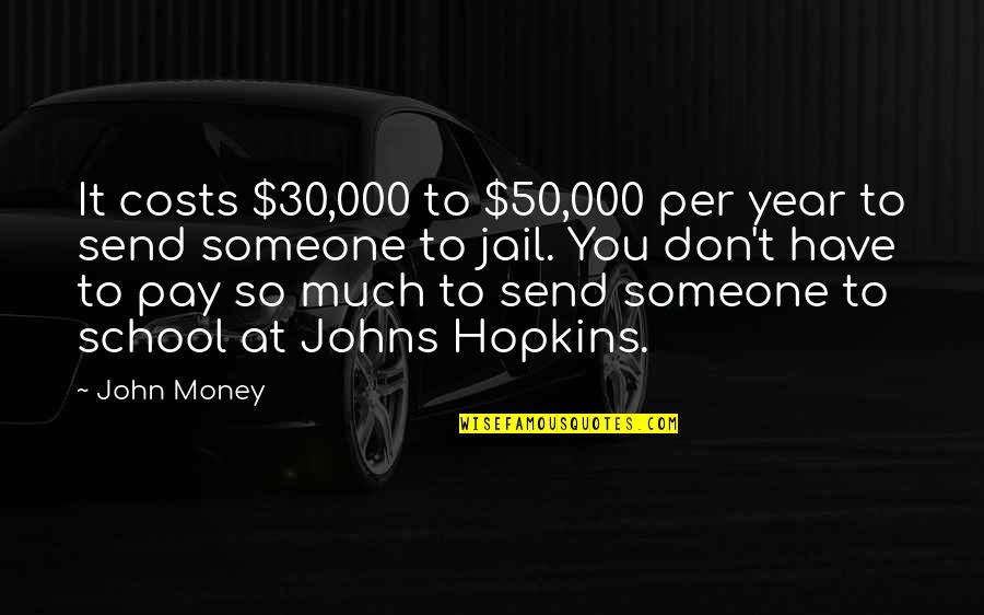Zurlo Investment Quotes By John Money: It costs $30,000 to $50,000 per year to Zurlo Investment Quotes By John Money: It costs $30,000 to $50,000 per year to