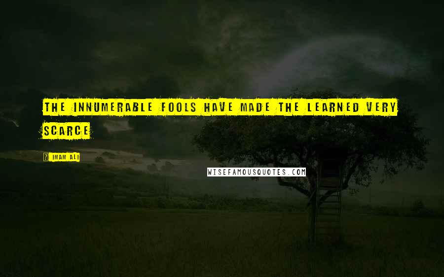 Imam Ali Quotes: The innumerable fools have made the learned very scarce