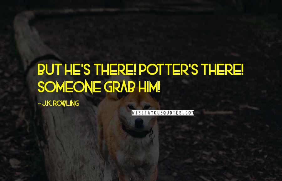 J.K. Rowling Quotes: But he's there! Potter's there! Someone grab him!