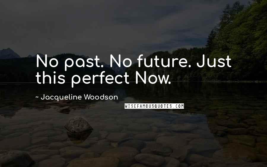 Jacqueline Woodson Quotes: No past. No future. Just this perfect Now.