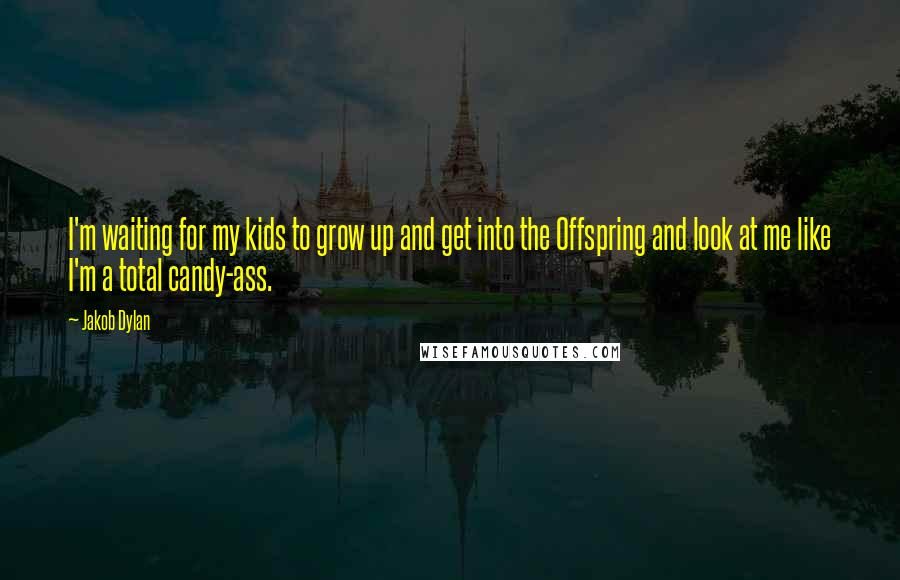 Jakob Dylan Quotes: I'm waiting for my kids to grow up and get into the Offspring and look at me like I'm a total candy-ass.