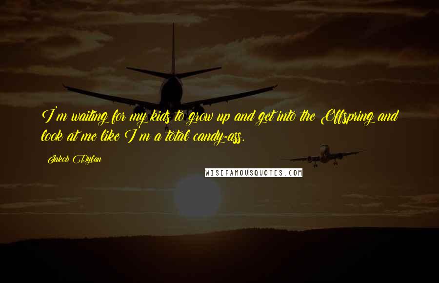Jakob Dylan Quotes: I'm waiting for my kids to grow up and get into the Offspring and look at me like I'm a total candy-ass.