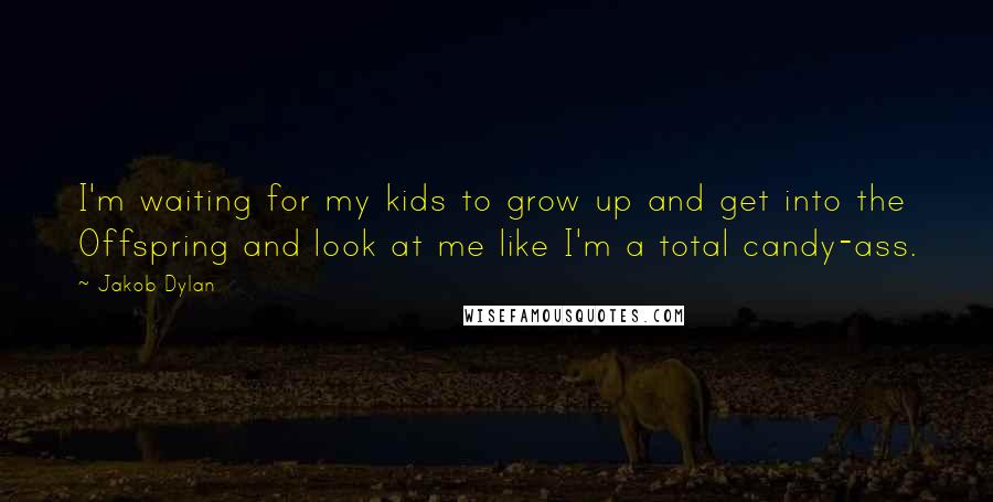 Jakob Dylan Quotes: I'm waiting for my kids to grow up and get into the Offspring and look at me like I'm a total candy-ass.
