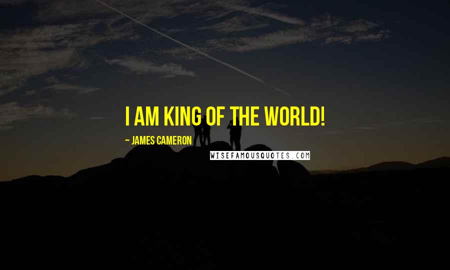 James Cameron Quotes: I am king of the world!
