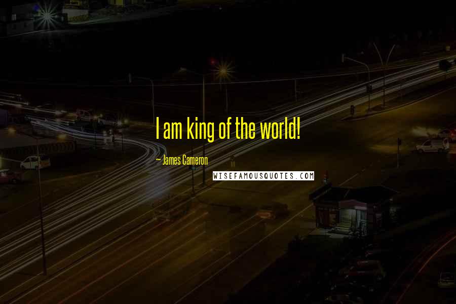 James Cameron Quotes: I am king of the world!