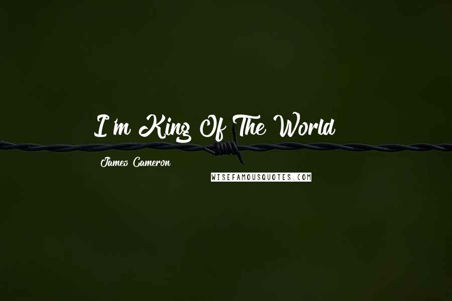 James Cameron Quotes: I'm King Of The World!!!