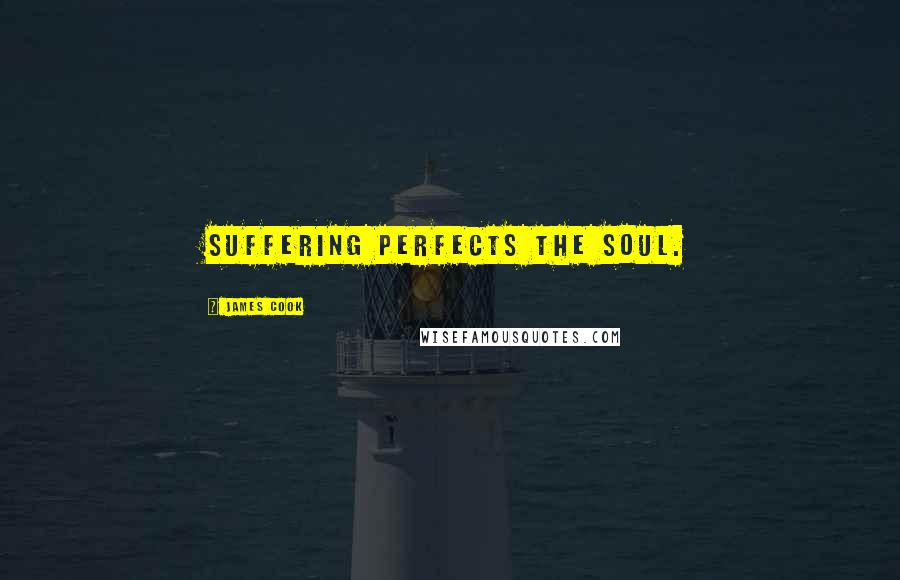 James Cook Quotes: Suffering perfects the soul.