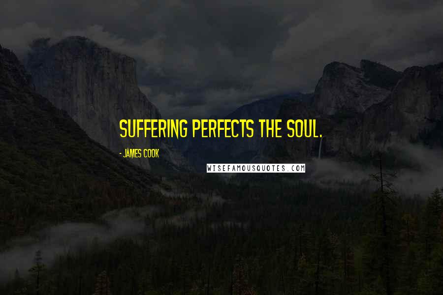 James Cook Quotes: Suffering perfects the soul.