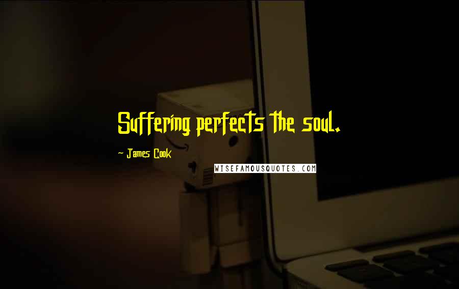 James Cook Quotes: Suffering perfects the soul.