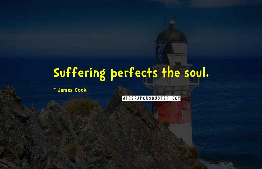 James Cook Quotes: Suffering perfects the soul.