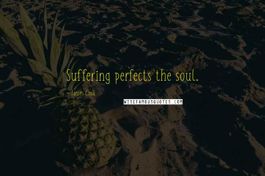 James Cook Quotes: Suffering perfects the soul.