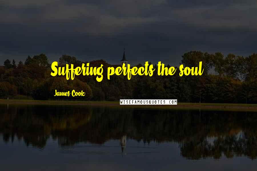James Cook Quotes: Suffering perfects the soul.