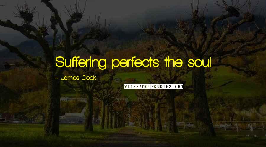 James Cook Quotes: Suffering perfects the soul.