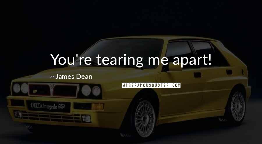 James Dean Quotes: You're tearing me apart!