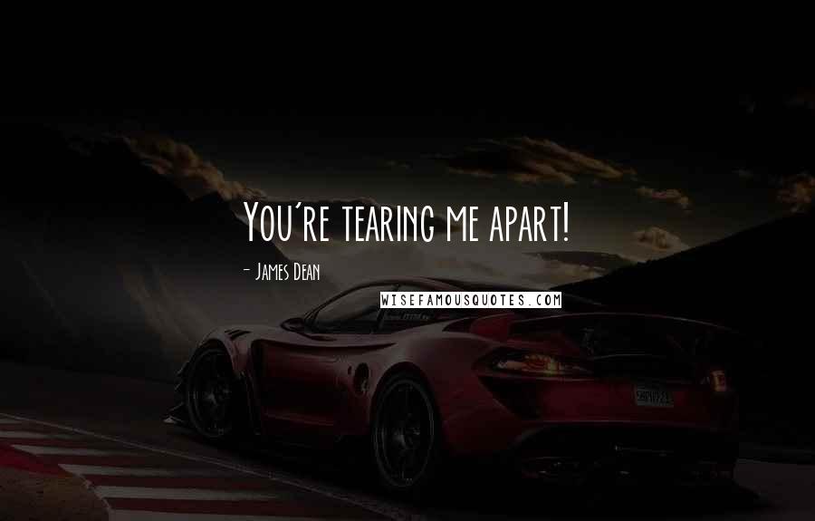 James Dean Quotes: You're tearing me apart!