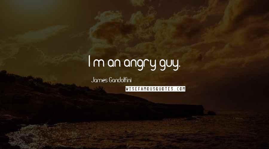 James Gandolfini Quotes: I'm an angry guy.