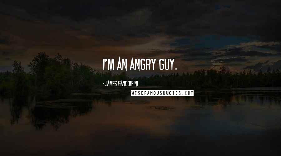 James Gandolfini Quotes: I'm an angry guy.