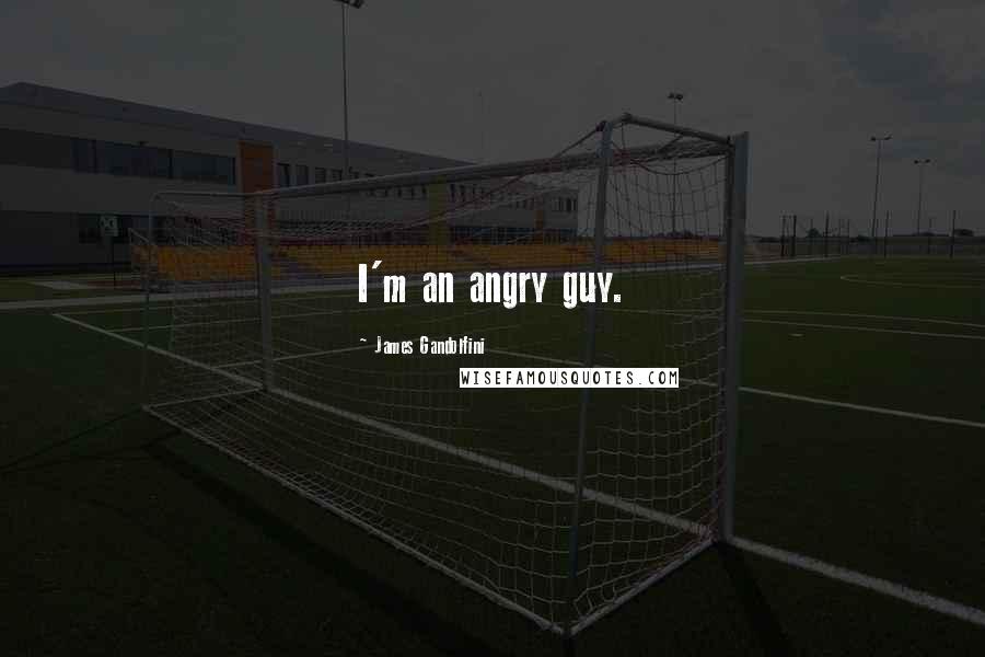 James Gandolfini Quotes: I'm an angry guy.