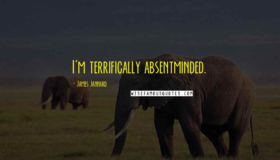 James Jannard Quotes: I'm terrifically absentminded.