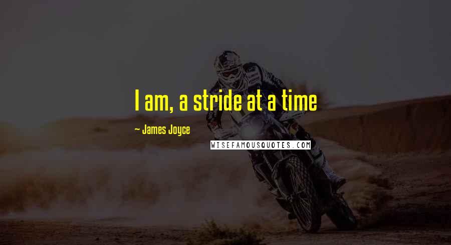 James Joyce Quotes: I am, a stride at a time