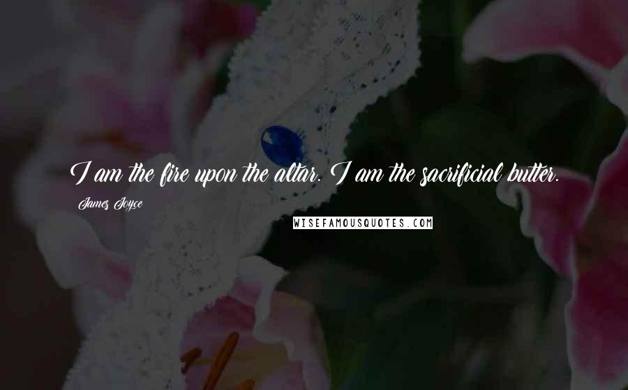 James Joyce Quotes: I am the fire upon the altar. I am the sacrificial butter.