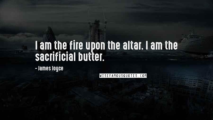 James Joyce Quotes: I am the fire upon the altar. I am the sacrificial butter.