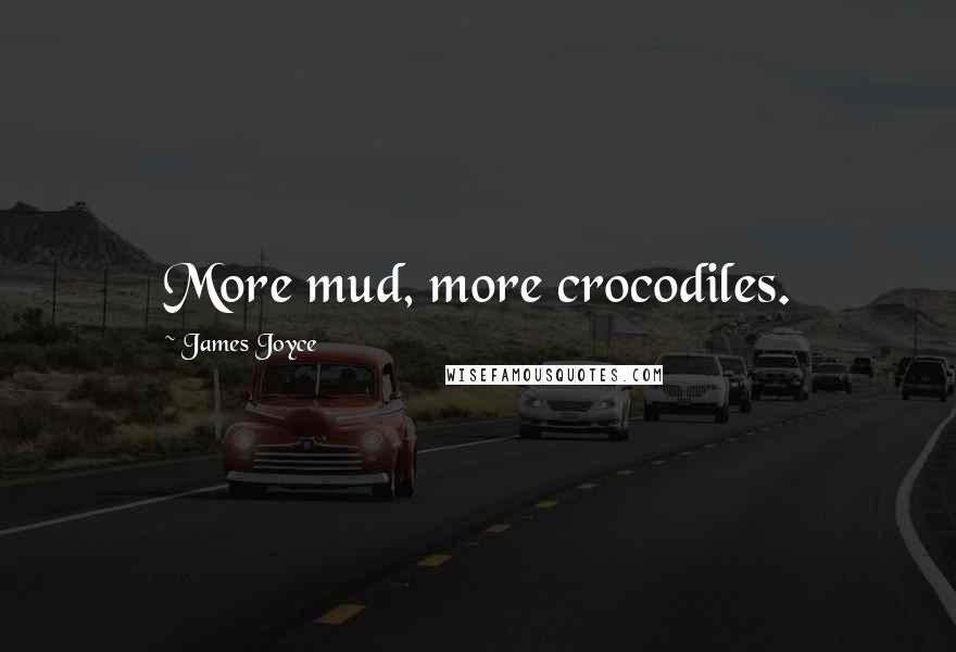 James Joyce Quotes: More mud, more crocodiles.
