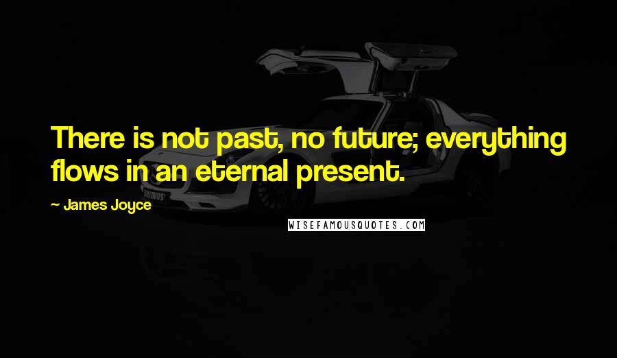 James Joyce Quotes: There is not past, no future; everything flows in an eternal present.
