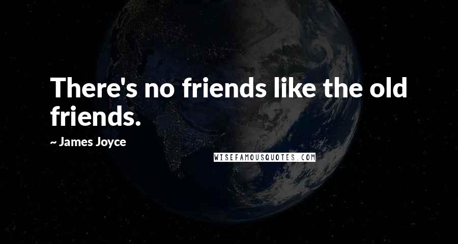 James Joyce Quotes: There's no friends like the old friends.