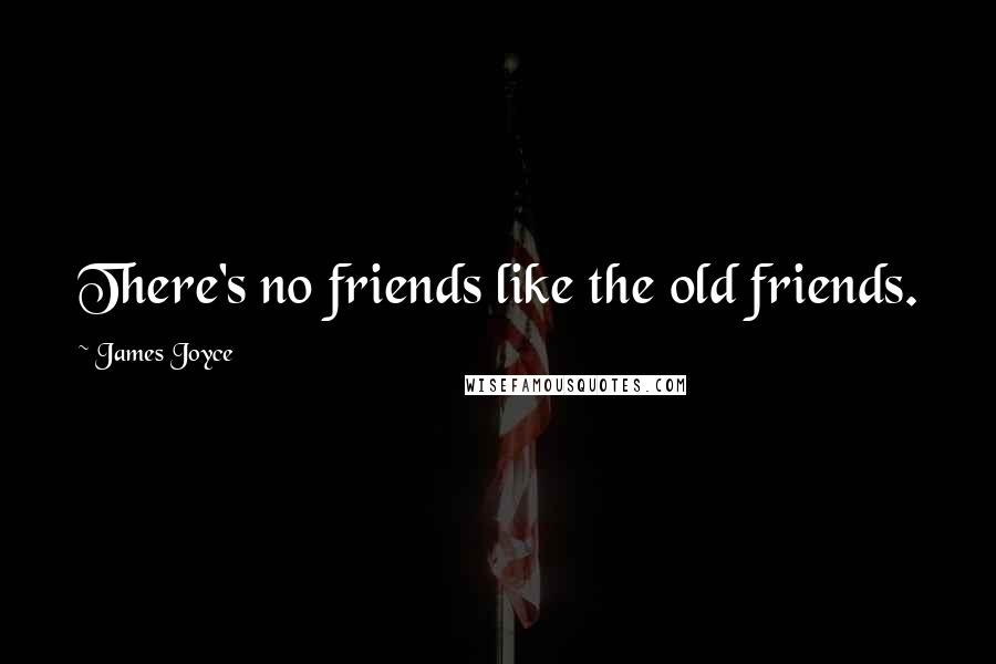 James Joyce Quotes: There's no friends like the old friends.