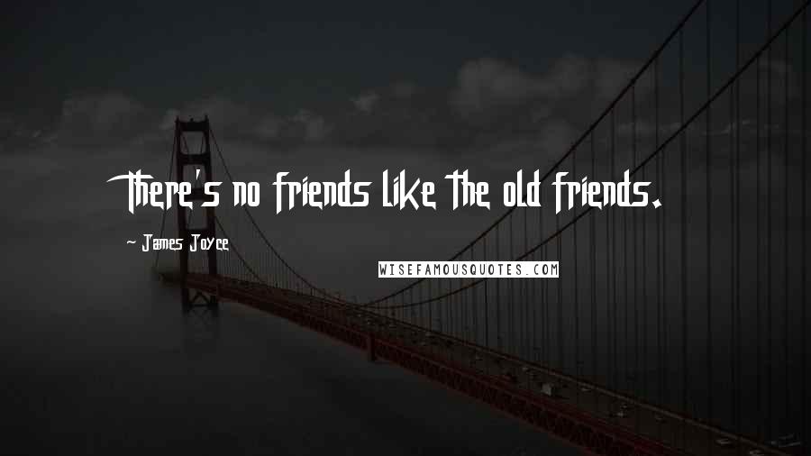 James Joyce Quotes: There's no friends like the old friends.