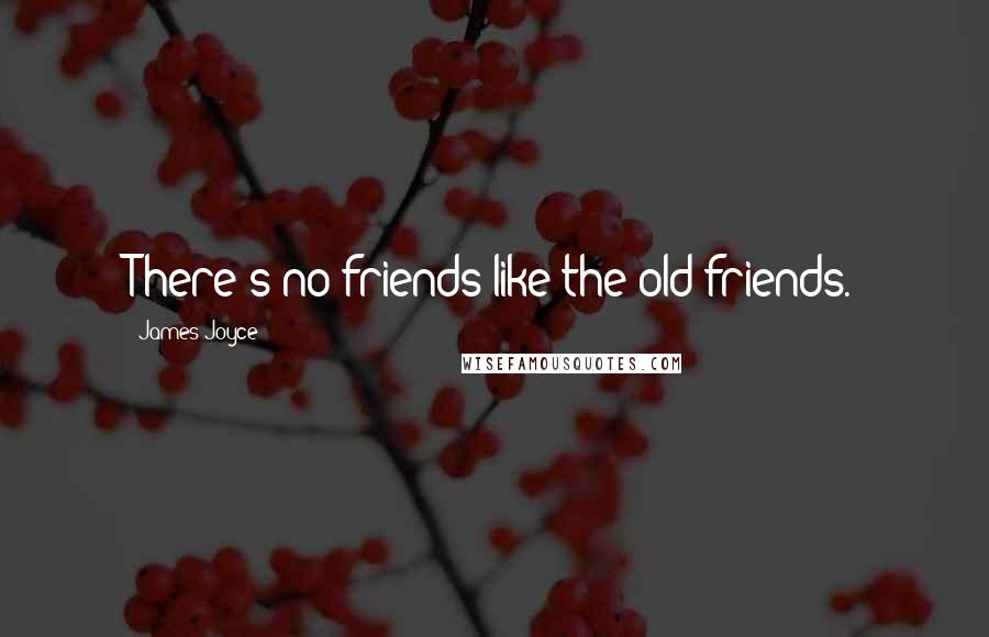 James Joyce Quotes: There's no friends like the old friends.