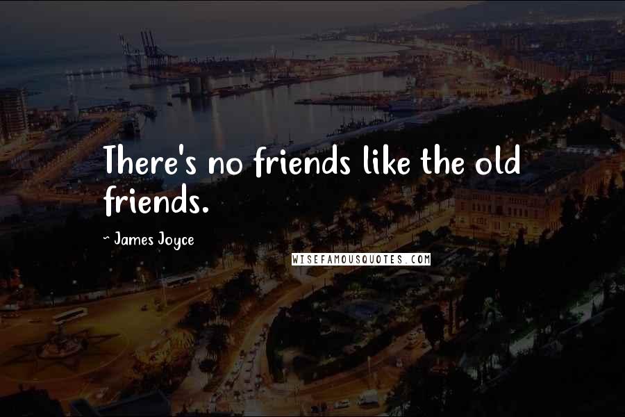 James Joyce Quotes: There's no friends like the old friends.