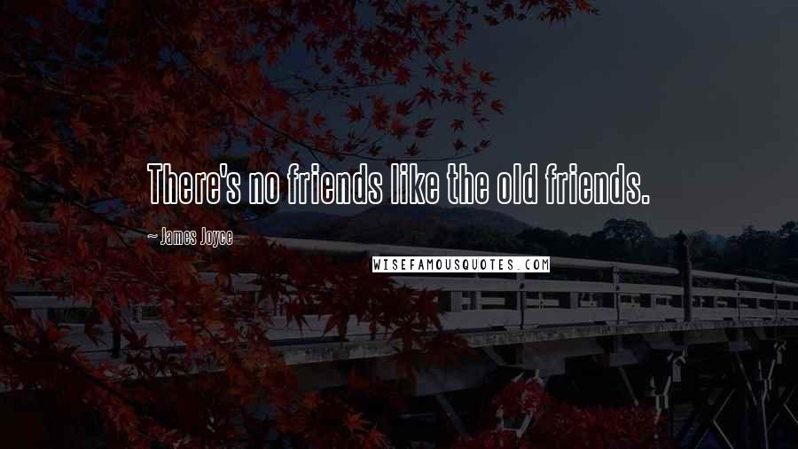 James Joyce Quotes: There's no friends like the old friends.