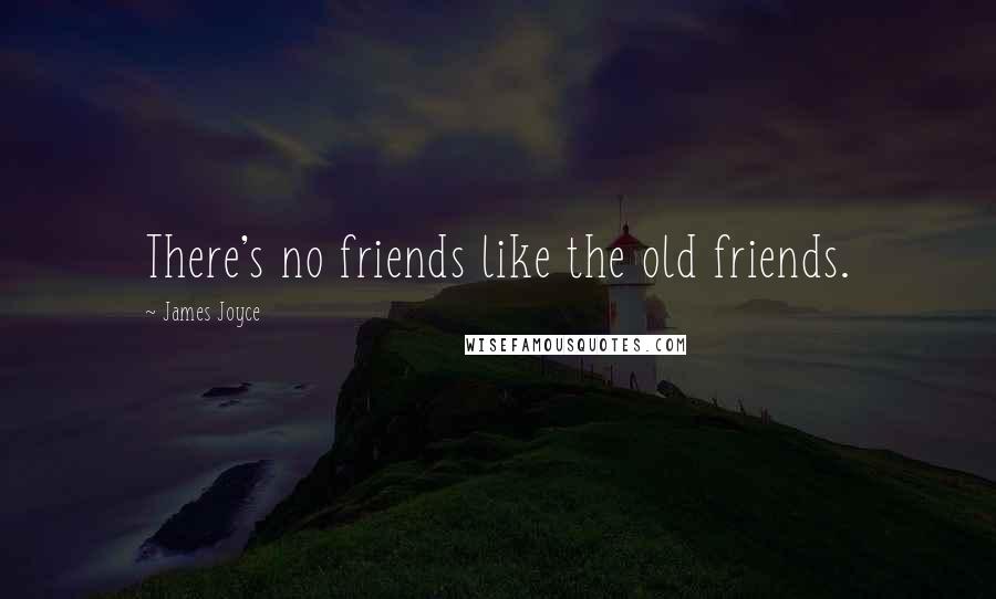 James Joyce Quotes: There's no friends like the old friends.
