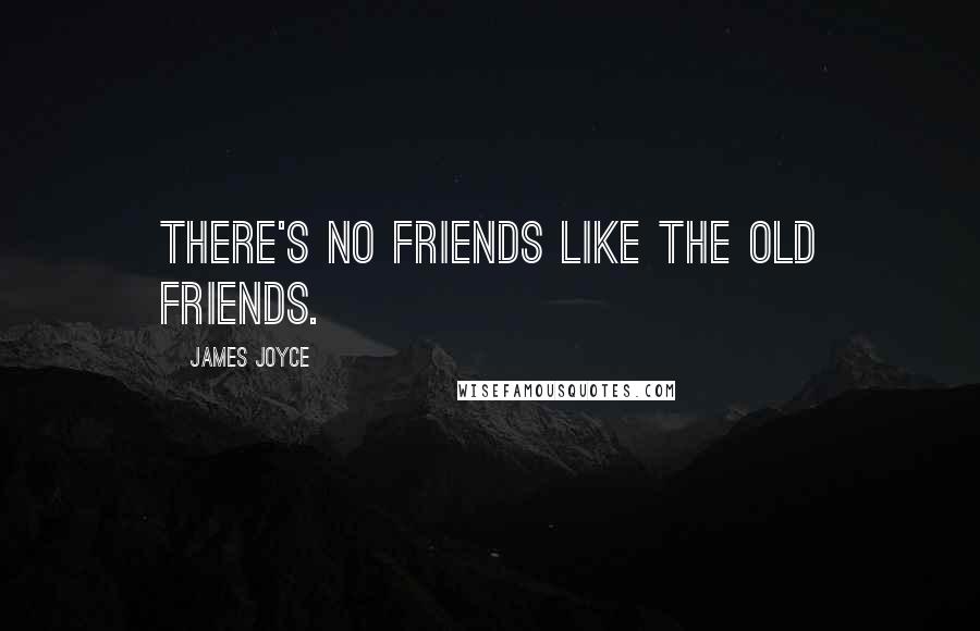 James Joyce Quotes: There's no friends like the old friends.