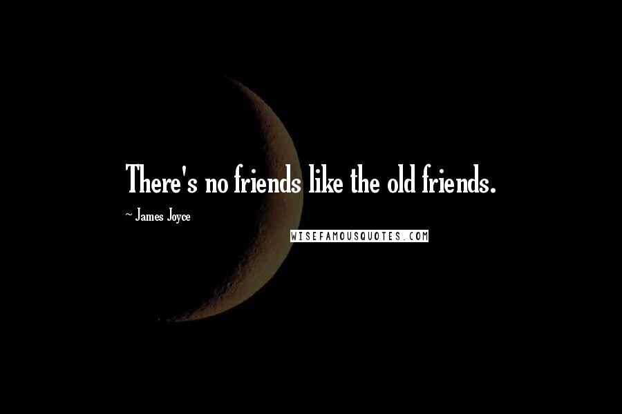 James Joyce Quotes: There's no friends like the old friends.