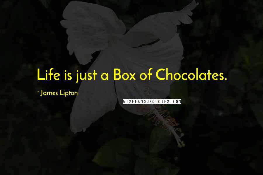 James Lipton Quotes: Life is just a Box of Chocolates.