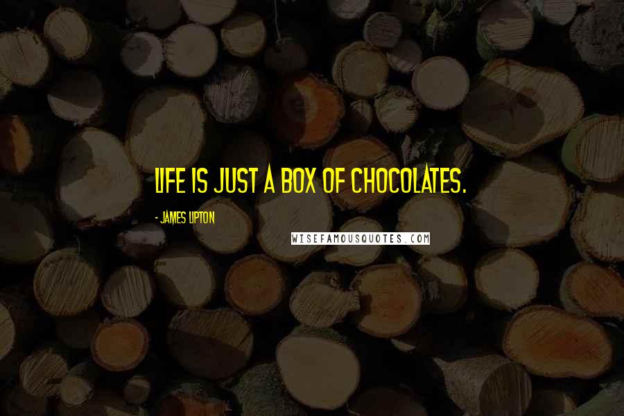 James Lipton Quotes: Life is just a Box of Chocolates.