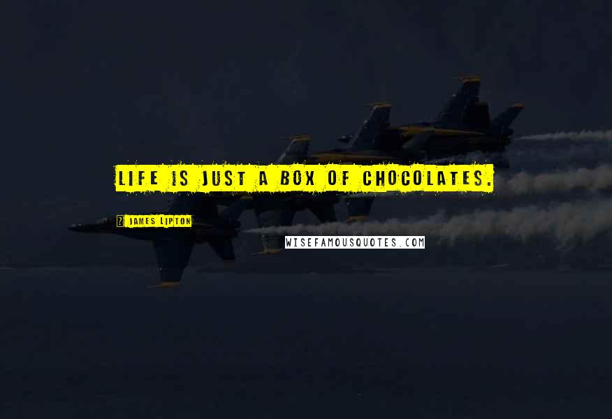 James Lipton Quotes: Life is just a Box of Chocolates.