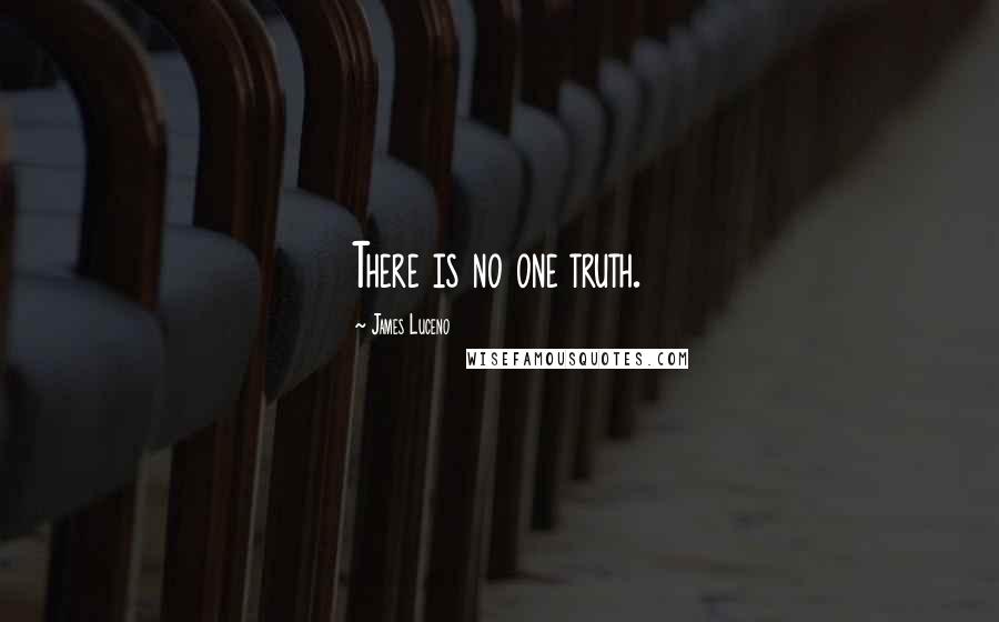 James Luceno Quotes: There is no one truth.