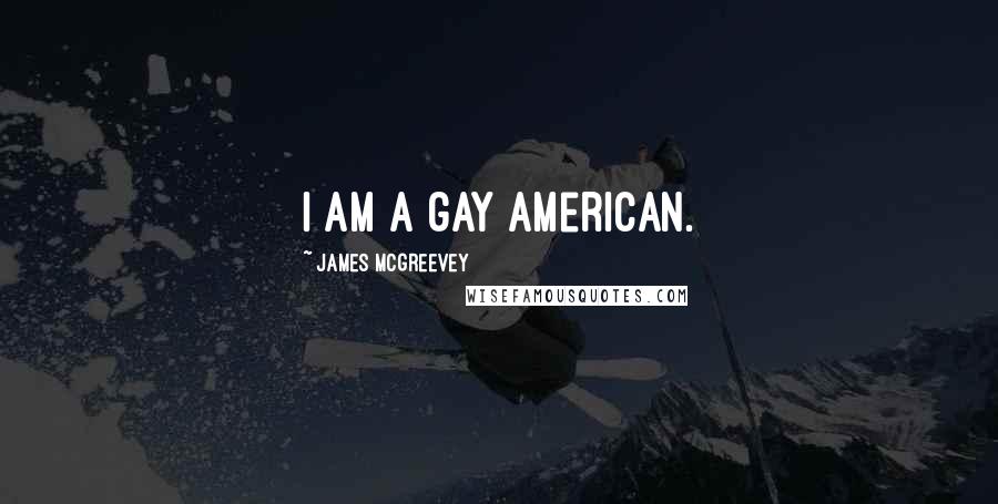 James McGreevey Quotes: I am a gay American.